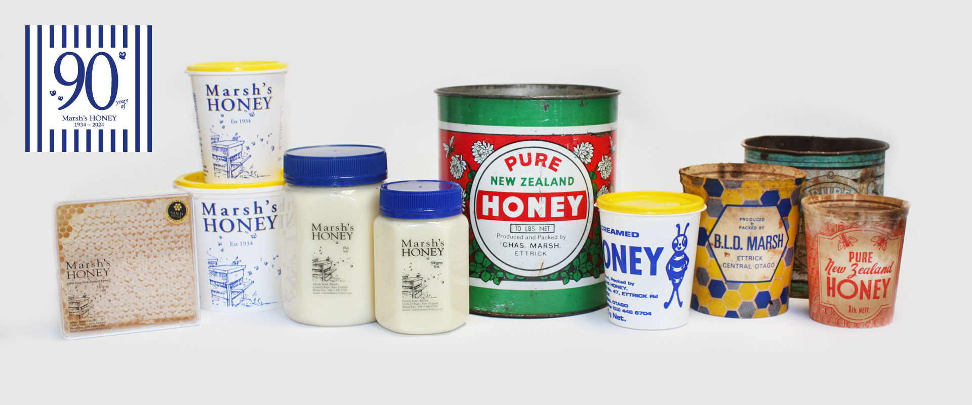 Marsh’s Honey. 100% Pure New Zealand Honey